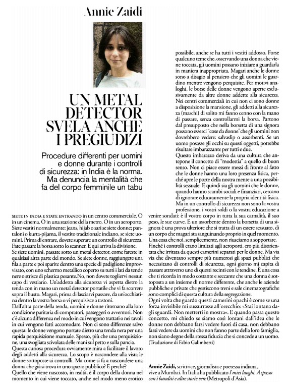 Annie Zaidi - D - la Repubblica delle donne